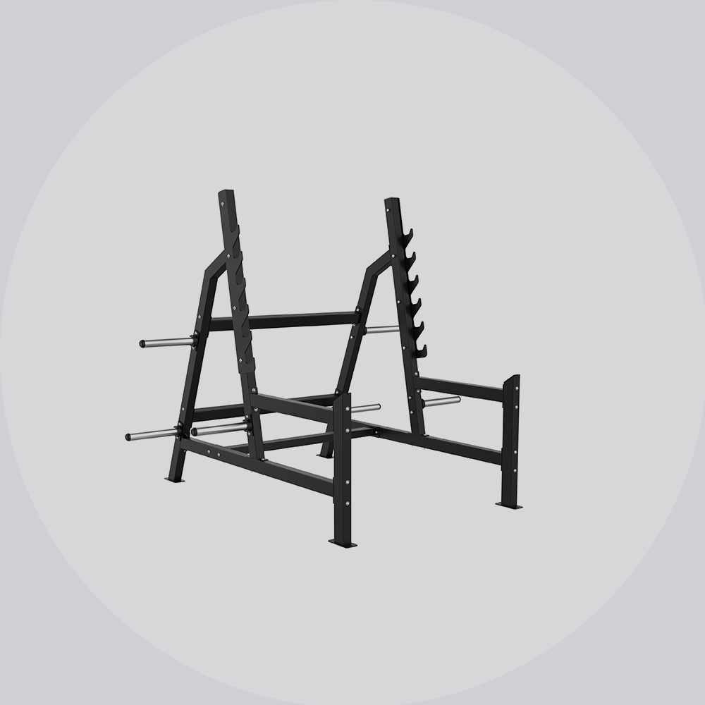 Коммерческая рама для приседаний со штангой: безопасные приседания и тяга