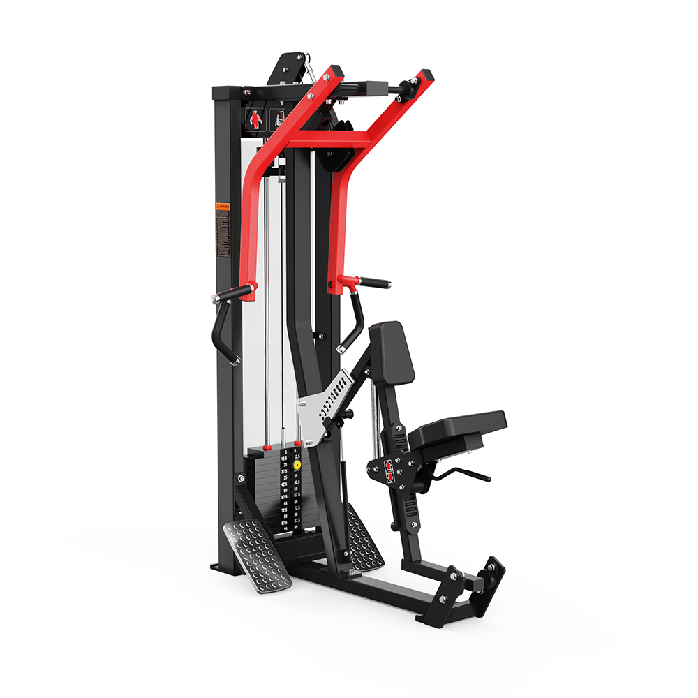 Многофункциональный тренажёр для вертикального и горизонтального тяги: комплексная тренировка мышц спины