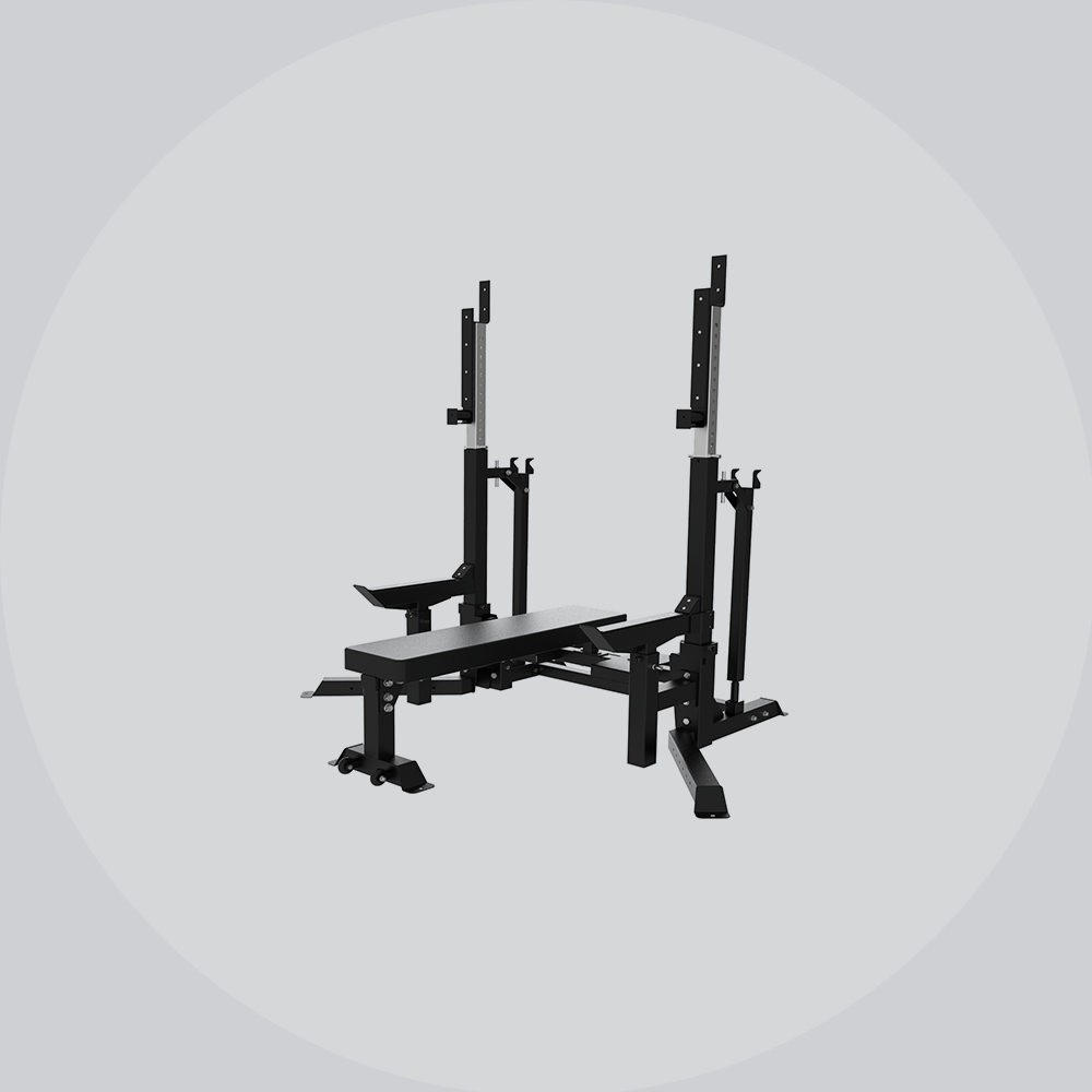 Многофункциональная скамья для жима: комплексная тренировка грудных, плечевых и бедренных мышц