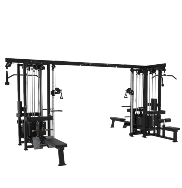 Комбинированный тренажер Смит máquina : многомерное развитие ядра тела