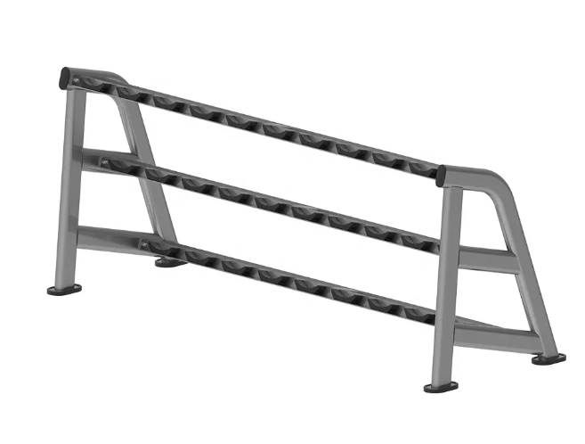 Трёхъярусная стойка для гантелей: хранение гантелей всех размеров