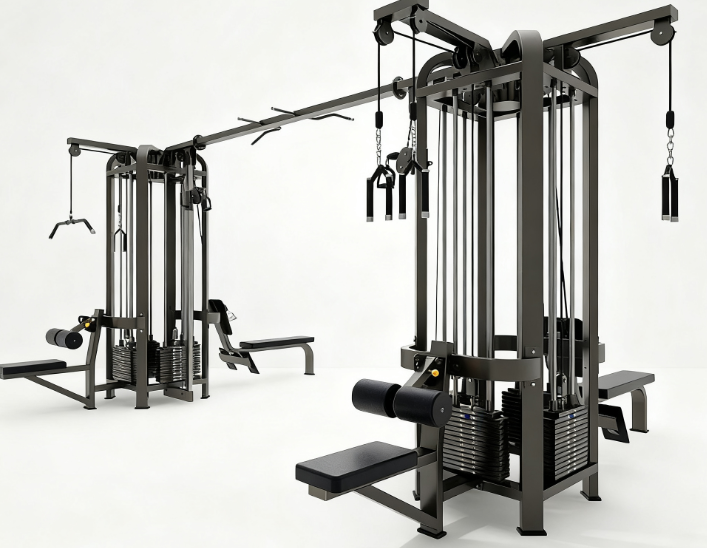 Комбинированный тренажер Смит máquina : многомерное развитие ядра тела