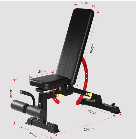 Регулируемая скамья для гантелей: многоугловые свободные силовые тренировки