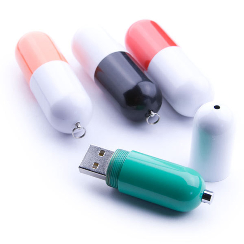 Пластиковая капсула USB флэш-накопитель VAST таблетки частный логотип подарок рекламные изделия многоемкость компьютера 128g256g USB флэш-накопитель