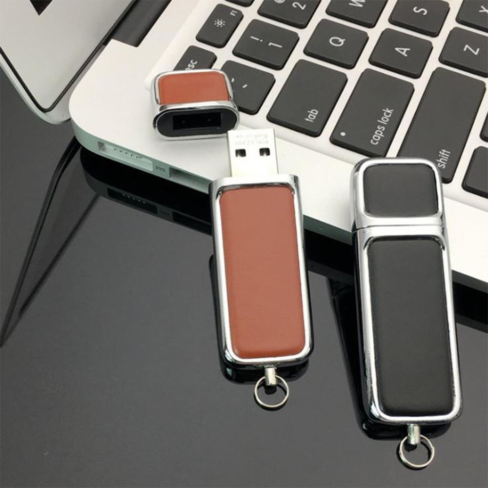 USB-накопитель в кожаном корпусе 2.0 1 ГБ 2 ГБ 4 ГБ 8 ГБ