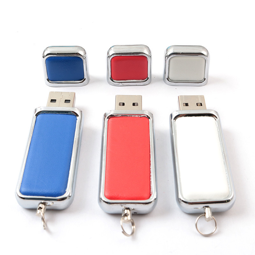 USB-накопитель в кожаном корпусе 2.0 1 ГБ 2 ГБ 4 ГБ 8 ГБ