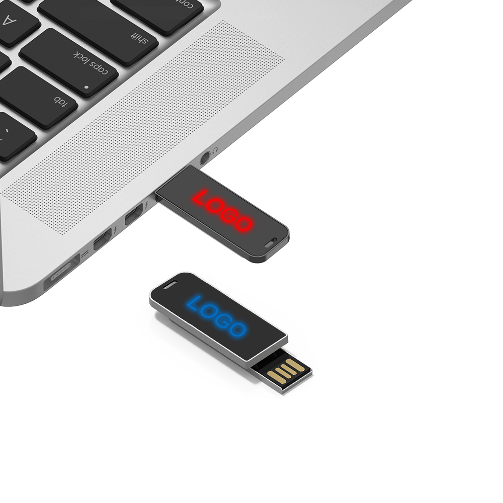 USB-накопители с подсветкой изготовленные по ин...