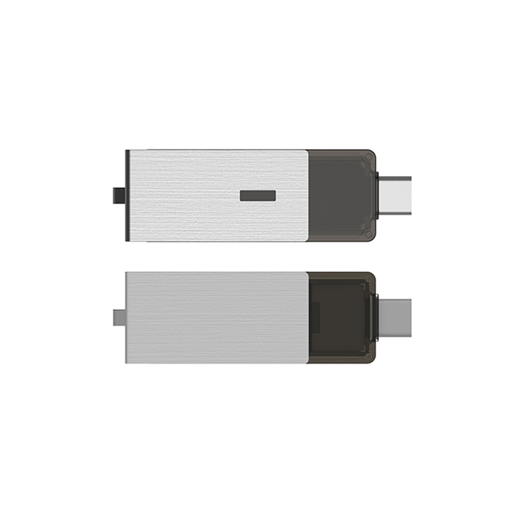 Тип-C USB-C флэш-накопитель с металлическим корпусом и поворотным дизайном