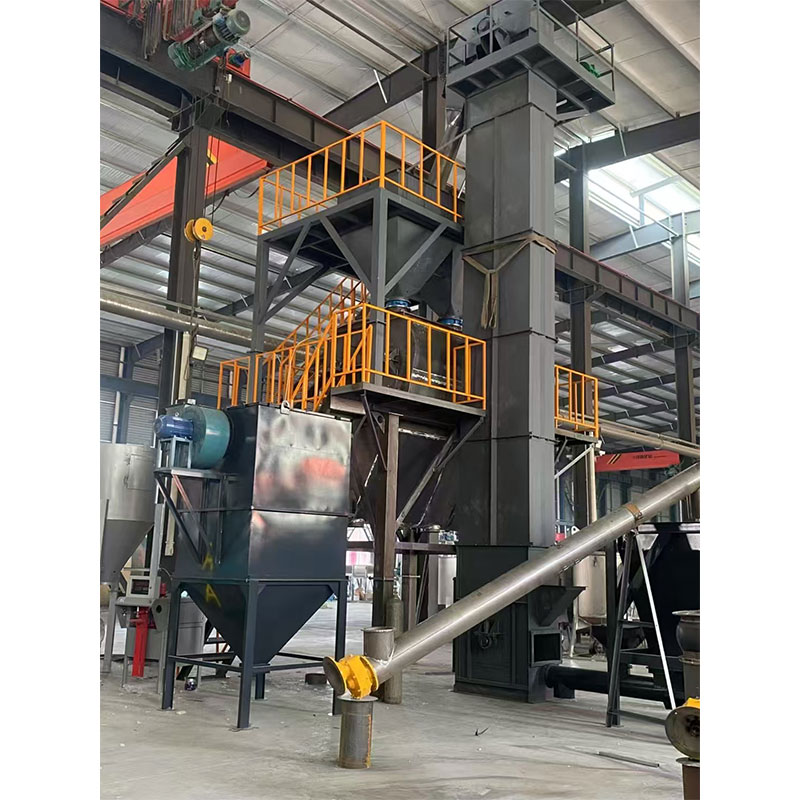 Производственная линия на платформе Square Tower: Лидер высокоэффективной революции в производстве сухих порошковых материалов.