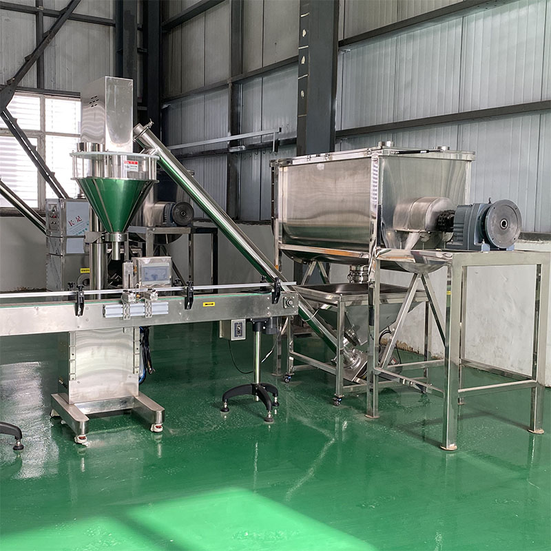 Горизонтальный смеситель сухих порошков из нержавеющей стали