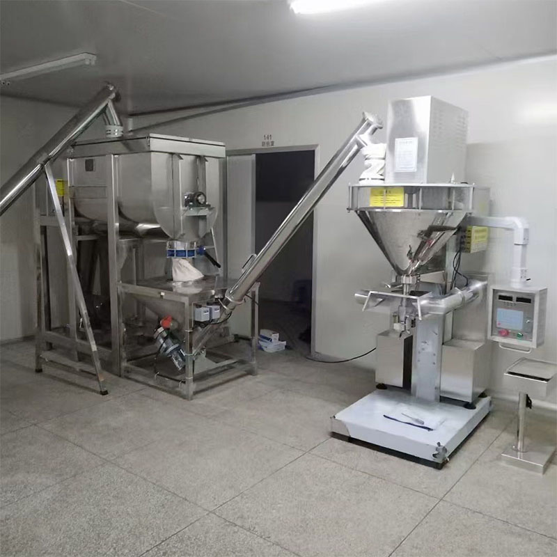 Горизонтальный смеситель сухих порошков из нержавеющей стали