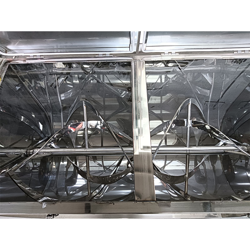 Горизонтальный смеситель сухих порошков из нержавеющей стали