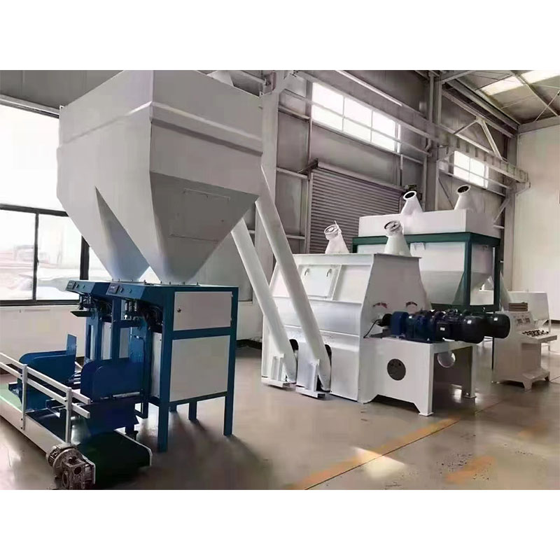 Интегрированная горизонтальная производственная линия для смешивания сухих строительных смесей