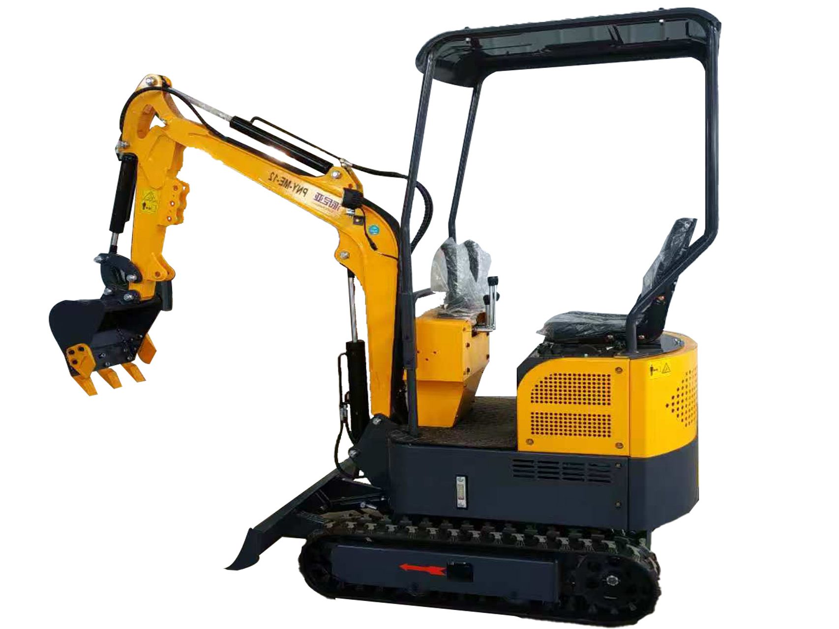 PNY-ME-12B мини маленький микро гусеничный дизельный экскаватор