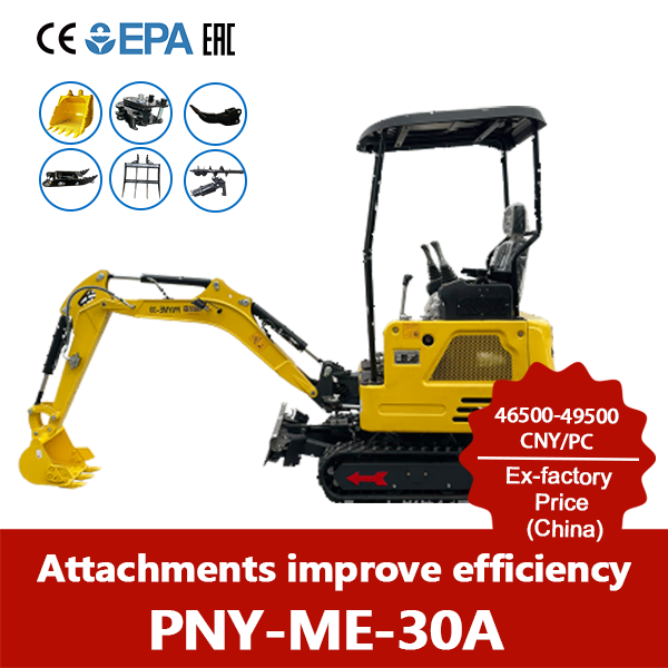 PNY-ME-30A маленький микро гусеничный дизельный экскаватор Kubota
