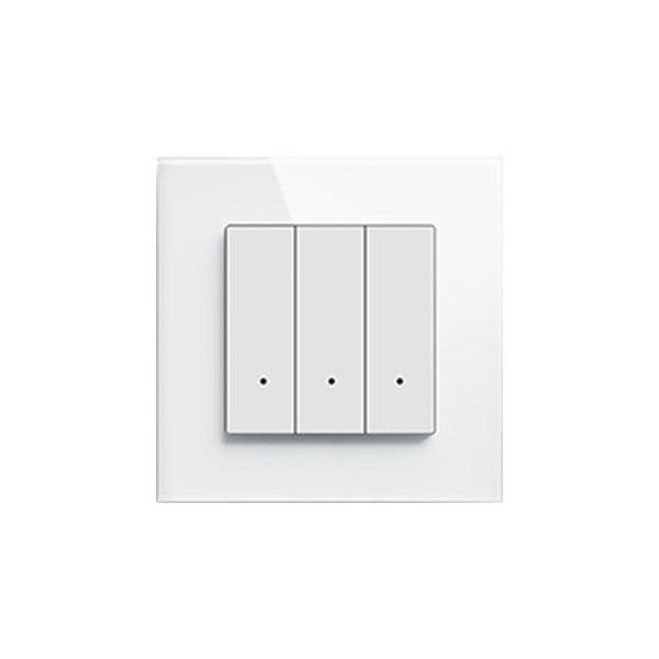 Серия Echo Click трехклавишный Zigbee выключатель света для дома с голосовым управлением