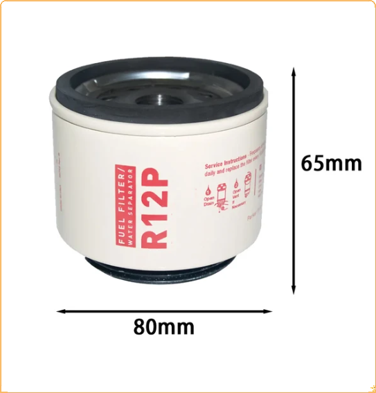 Заводской высококачественный топливный фильтр для дизельного двигателя, сепаратор воды для топлива R12P P551768 для деталей двигателя моторной лодки