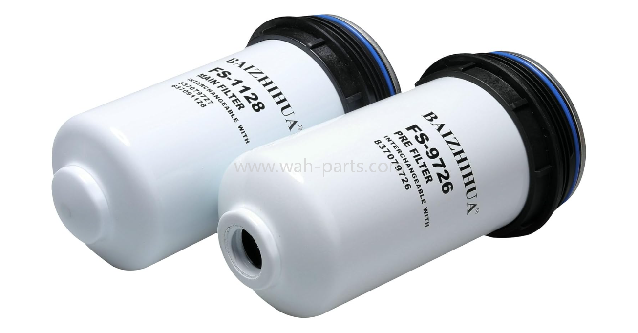 Комплект топливного фильтра, сменный V837091436, 837079726+837091128 Совместим с моделями Agco Massey Ferguson 4608 4707