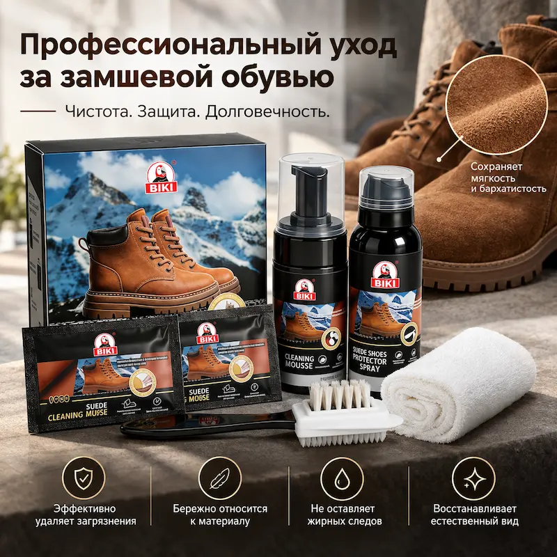 Очиститель для замшевой обуви — эффективное средство для бережной чистки и восстановления