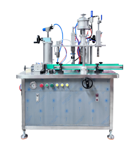 полуавтоматическая машина для розлива аэрозолей