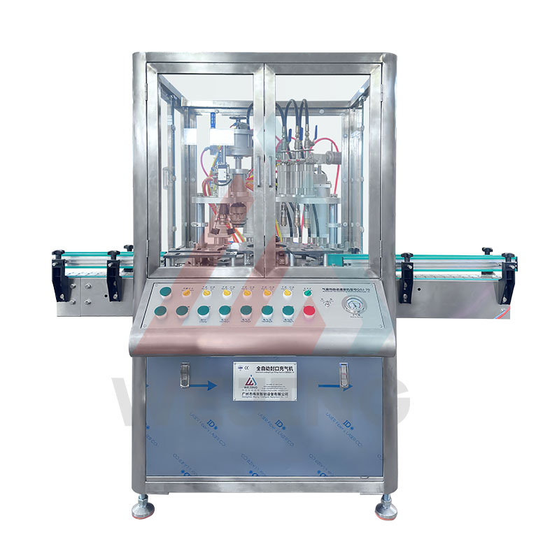 Высокоавтоматизированная пневматическая линия по розливу газа для производства освежителей воздуха.