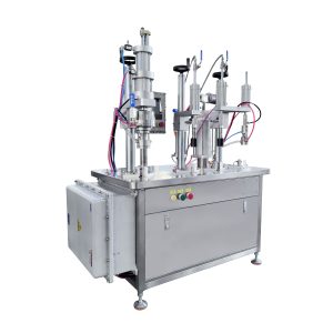 Машина для розлива аэрозолей BOV для геля для бритья.