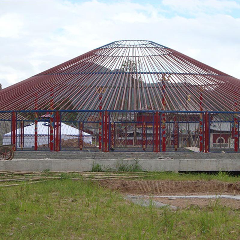 Знакомство с длиной и украшением традиционной монгольской юрты (Уни)