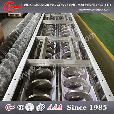 Двухвальный безвальный винтовой конвейер