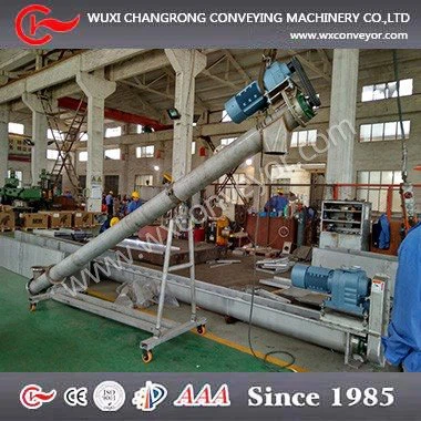 Наклонный Винтовой Конвейер С Бункером - Wuxi Changrong Conveying Machinery Co., Ltd.