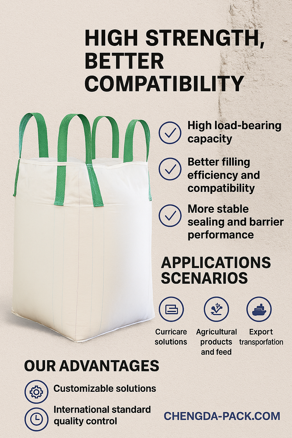 🇷🇺 Высокопрочные биг-бэги Chengda — надежное решение для хранения и транспортировки