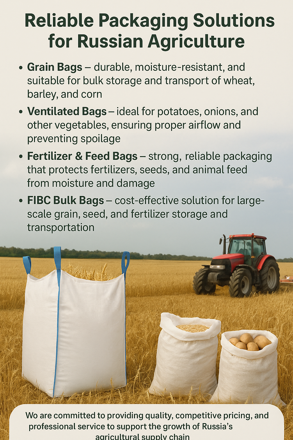 WOVEN BAG FOR AGRICULTURE