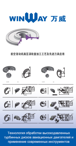 Технология обработки диска высокого давления турбины двигателя авиации и применение современных инструментов