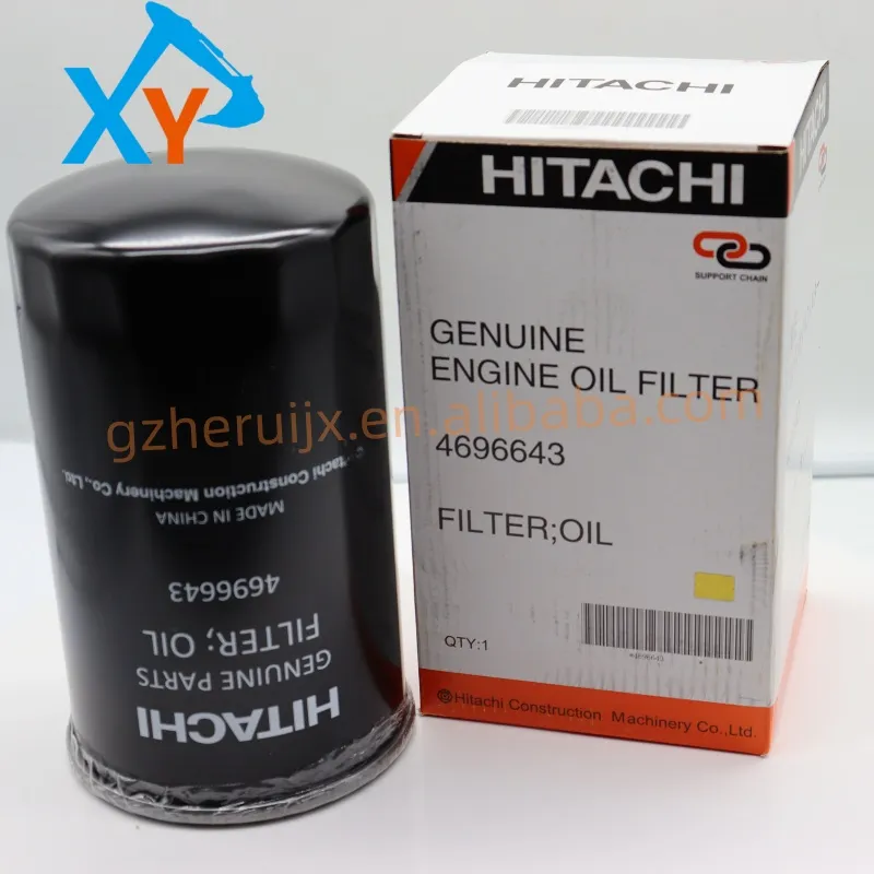 4696643 ригинальные Hitachi Запчасти Экскаватор Масляный Фильтр Совместимость ZX200 ZX240-3 ZX330-3 ZX450