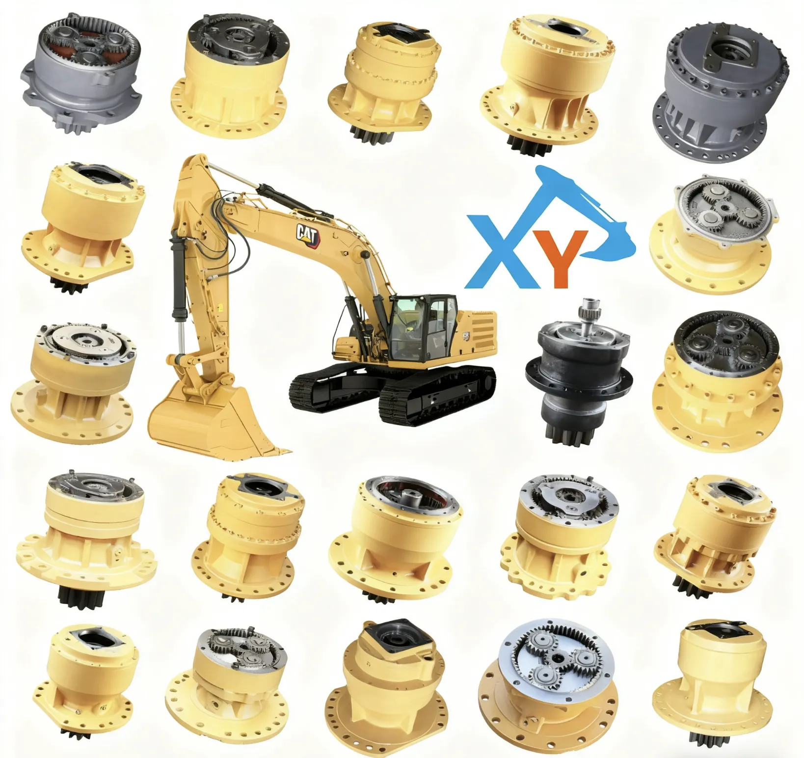 Горячая продажа высококачественного экскаватора все модели качальной коробки передач для Hitachi Hyundai Doosan Komatsu VOLVO Kobelco CAT JCB