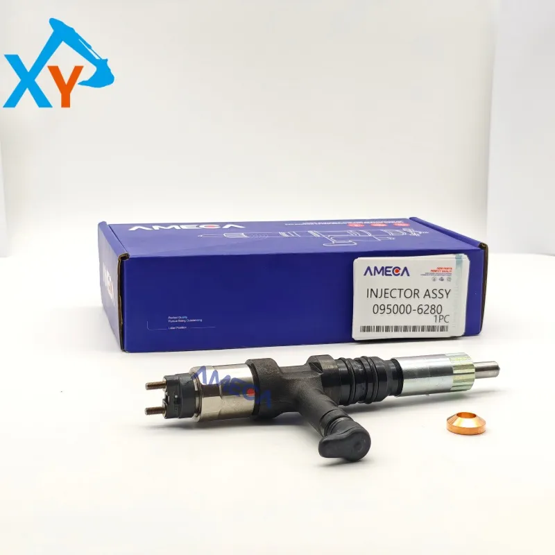 SAA6D170 Дизельный двигатель Топливная форсунка Запчасти для экскаваторов 6219-11-3100 095000-6280 для Komatsu PC400-8 WA900-3 730E