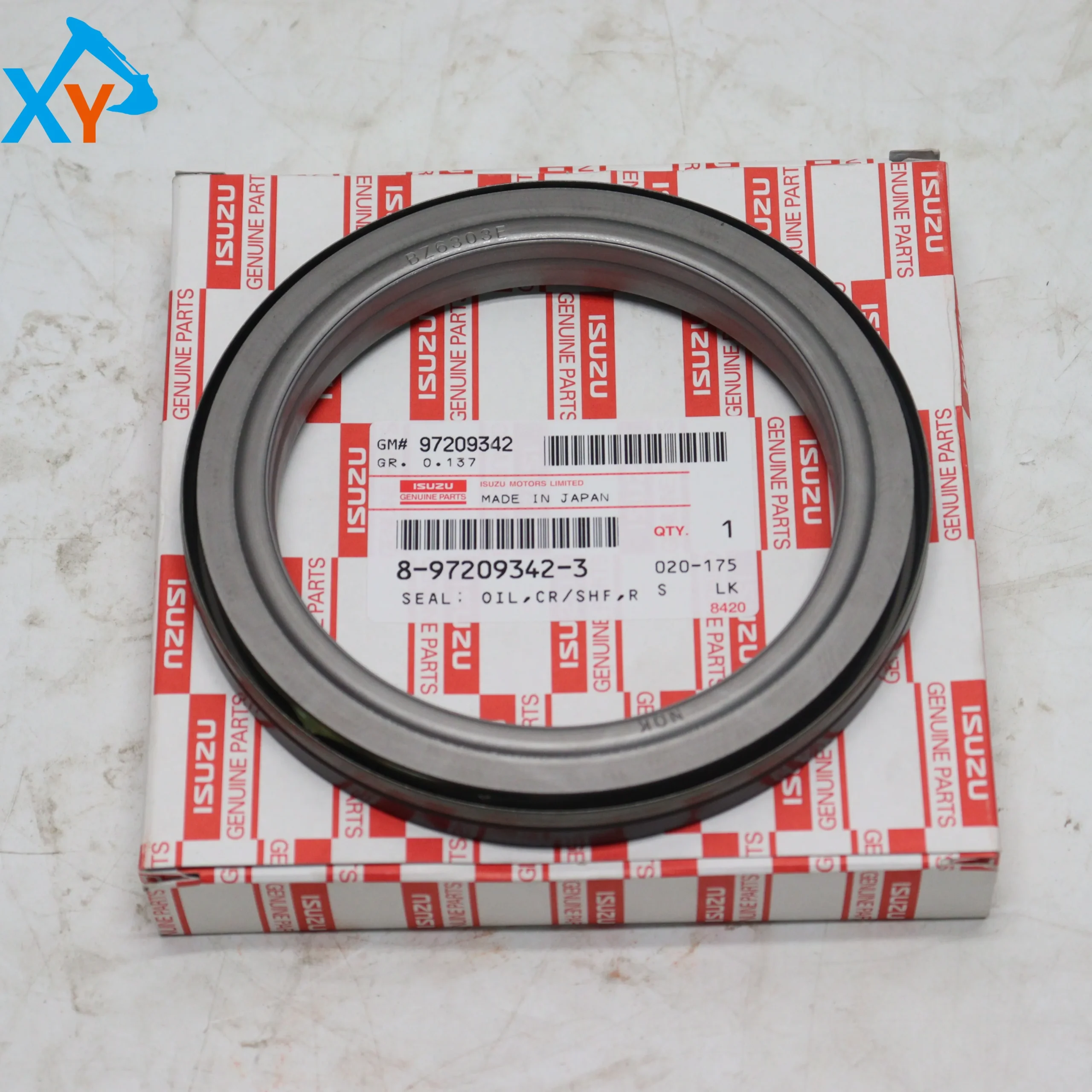 Оригинальный экскаватор аксессуары двигателя масляный уплотнение коленчатого вала 8972093423 8-97209342-3 Применение ISUZU 4HK1 6HK1
