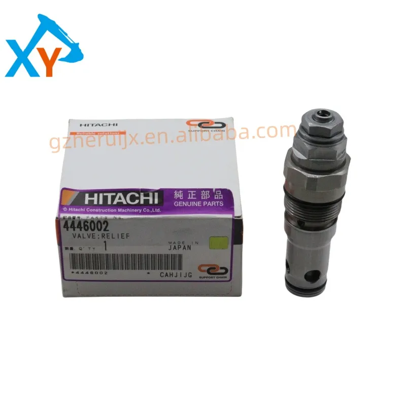 4446002 Оригинальный предохранительный клапан экскаватора Главный клапан Совместимость ZX110 ZX200 ZX330 ZX450-3 ZX600 HITACHI