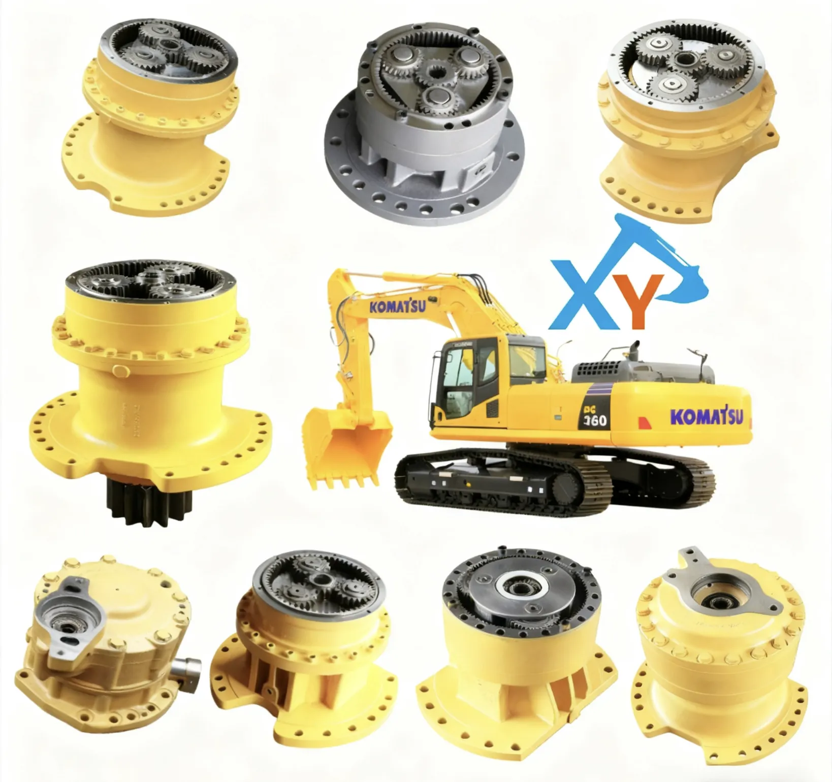 Горячая продажа высококачественного экскаватора все модели качальной коробки передач для Hitachi Hyundai Doosan Komatsu VOLVO Kobelco CAT JCB