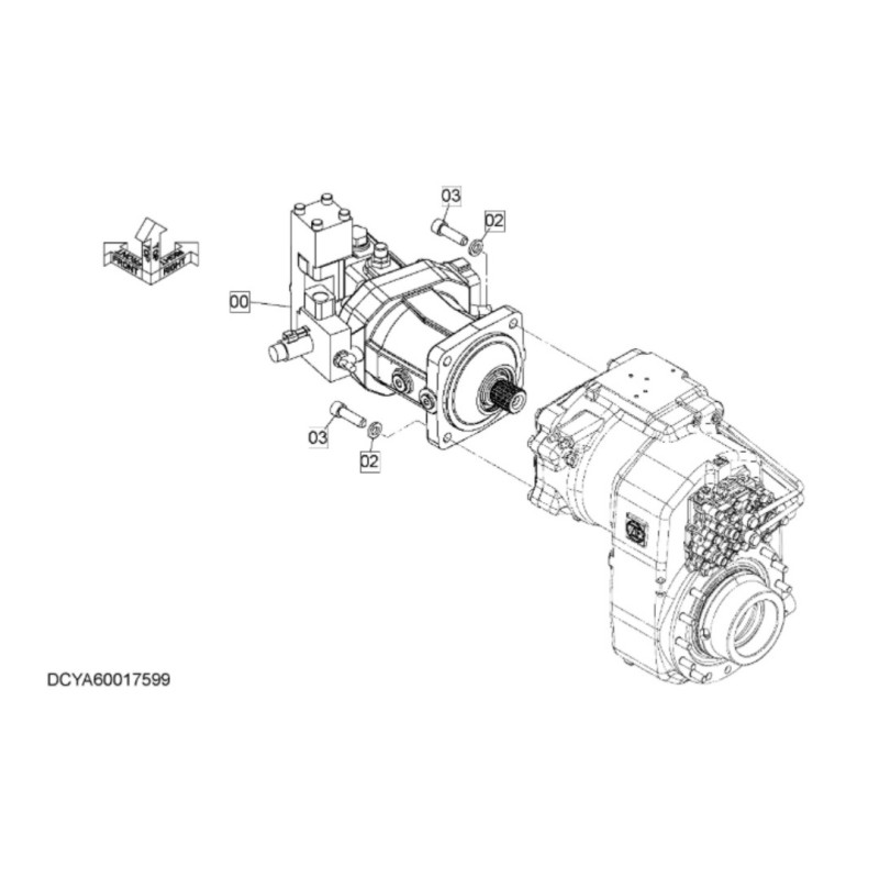 Оригинальный гидравлический ходовой мотор 4707477 для экскаватора ZX220W-5B