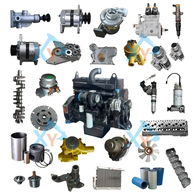 Экскаватор дизельный двигатель запчасти для Cat Komatsu Оригинальный дизельный двигатель запчасти Ремонтные комплекты двигателя