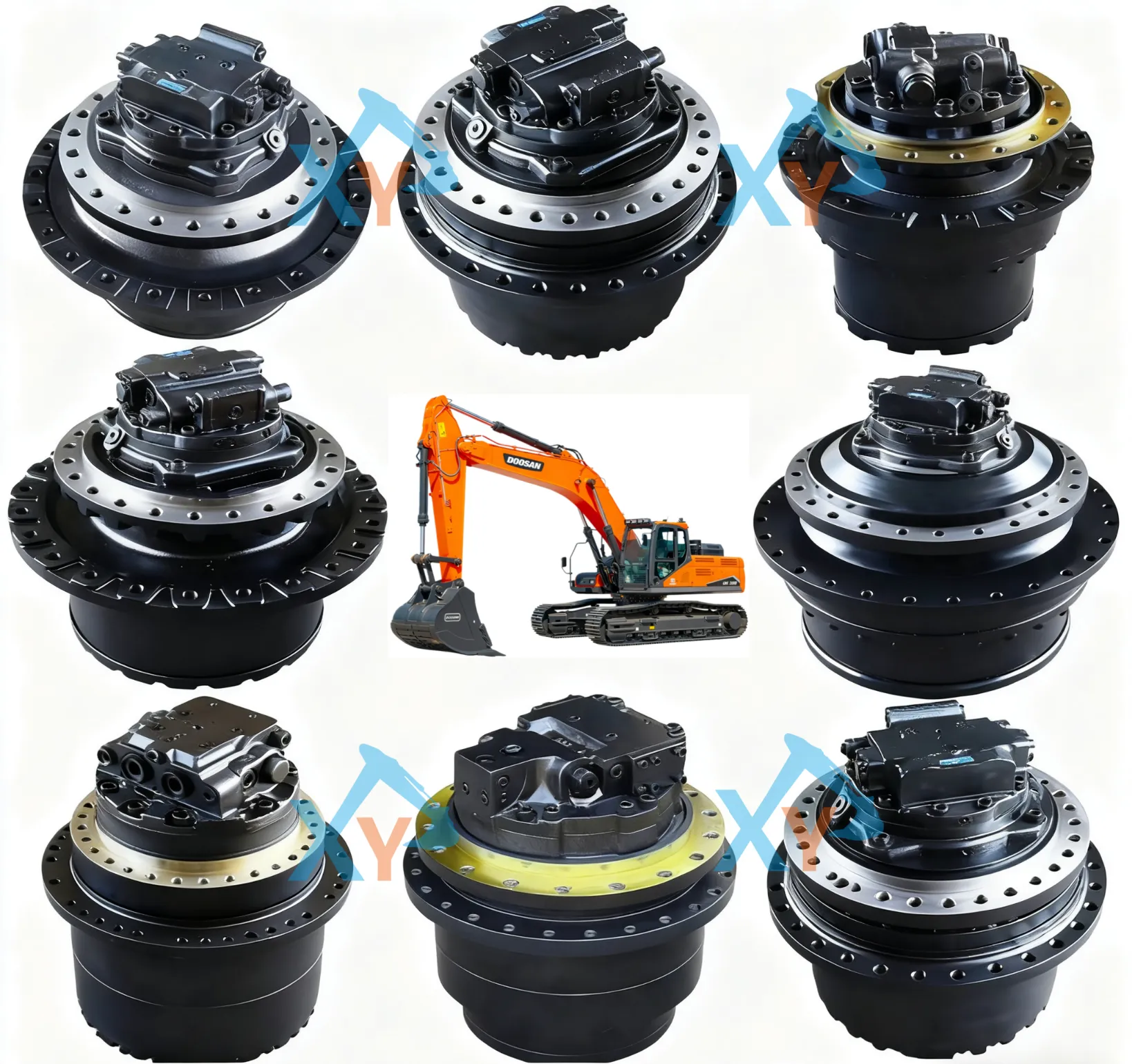 Горячая продажа экскаватора окончательный привод все модели гидравлический двигатель для Hitachi Hyundai Doosan Komatsu VOLVO Kobelco CAT JCB