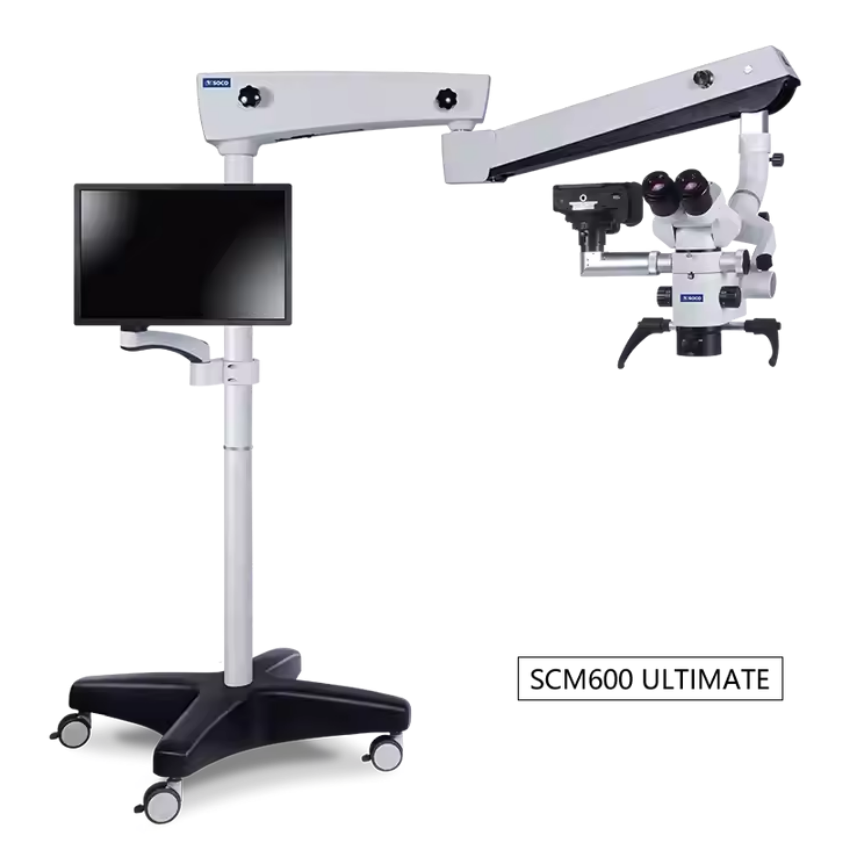 SOCO SCM600UL, стоматологический микроскоп с камерой и HD-дисплеем для лечения корневых каналов зубов