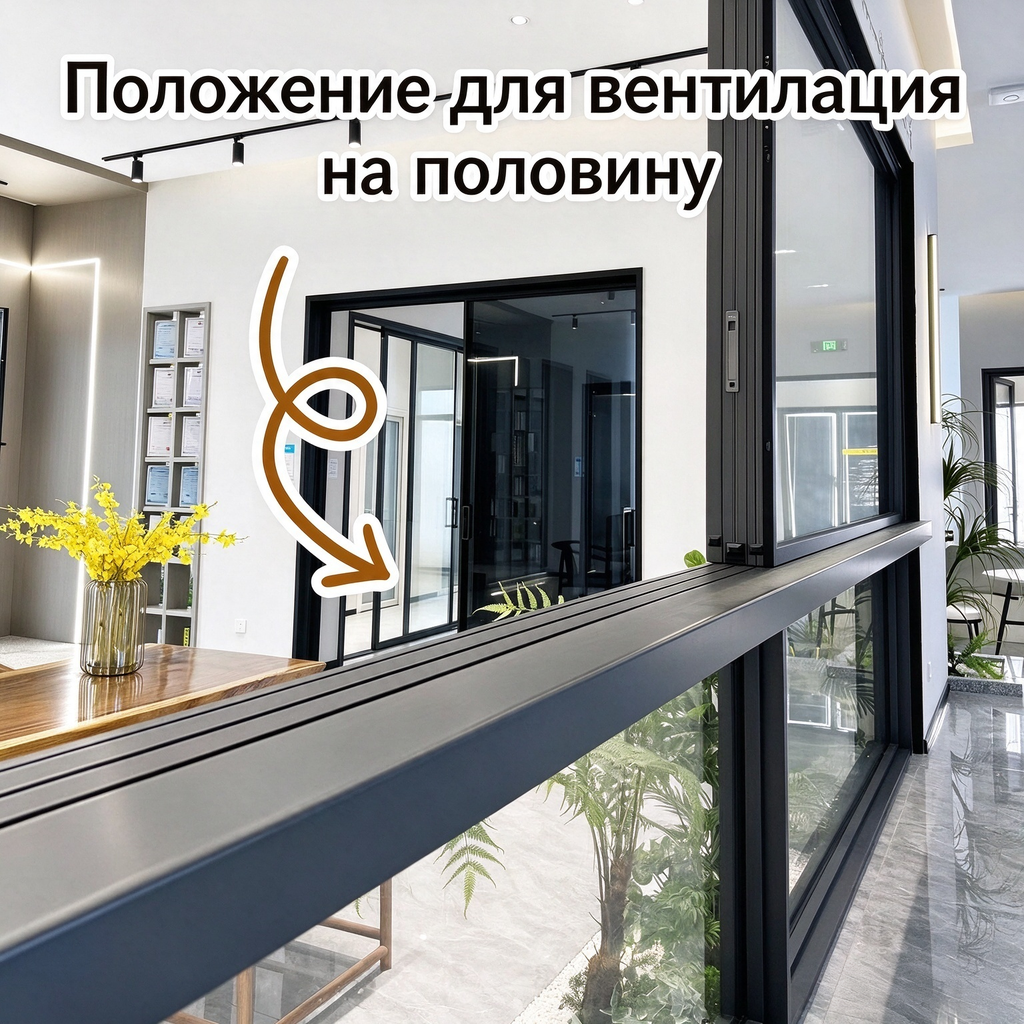 Тяжелые алюминиевые раздвижные окна SDWE-AL-S01H: усиленная конструкция для высотных зданий