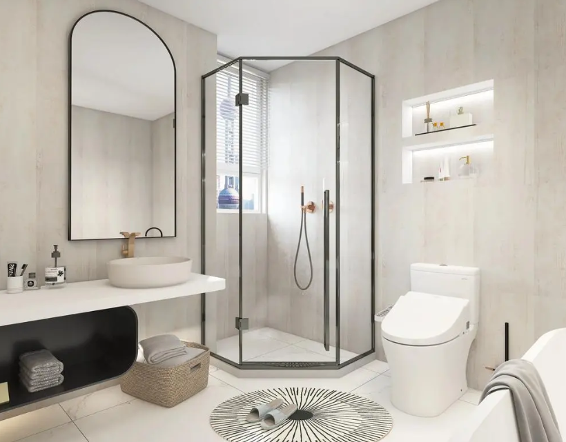 Чувство безопасности в ванной комнате начинается с хорошей душевой кабины