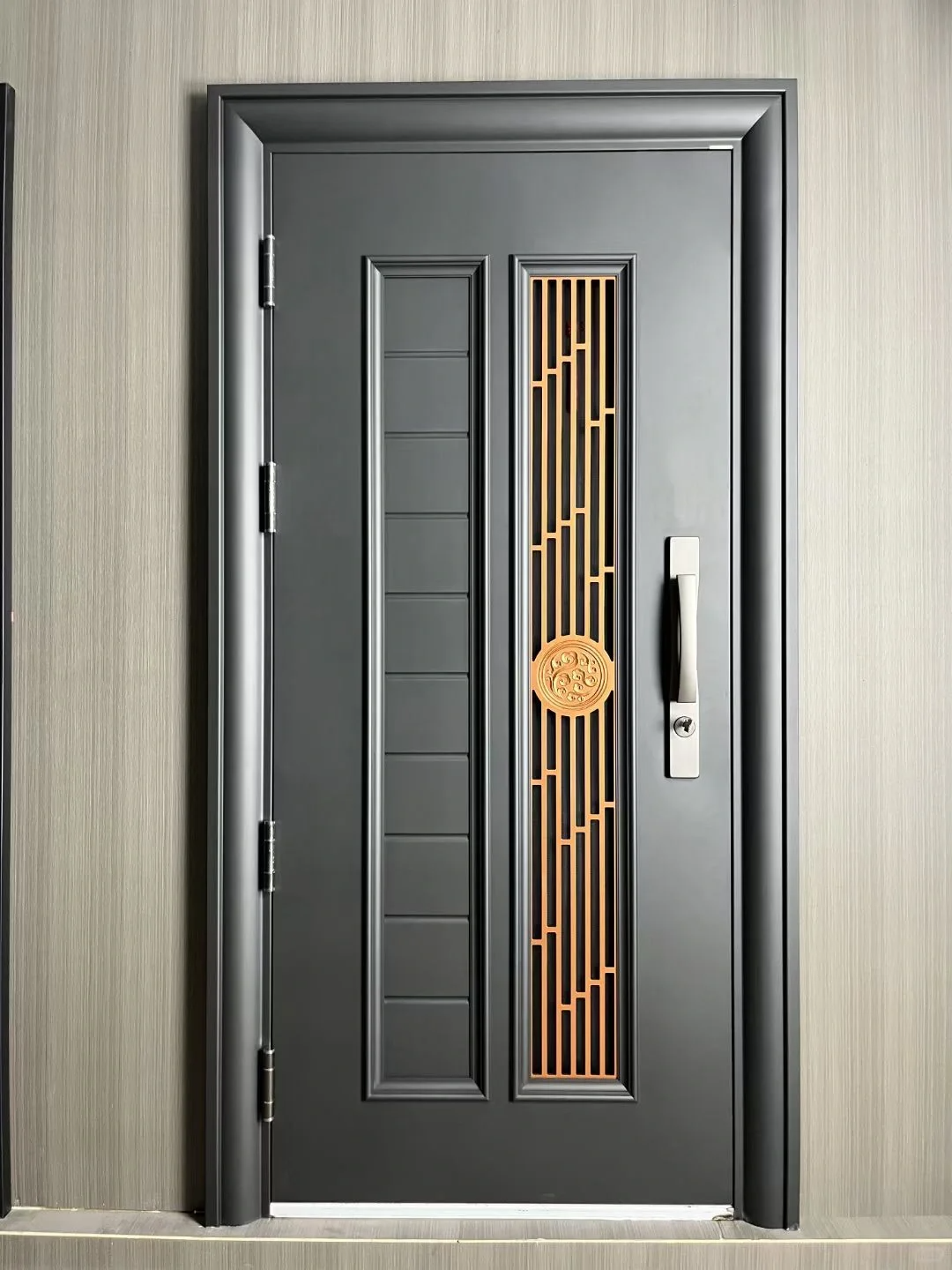 Универсальная защитная стальная дверь, успокаивающий барьер между домом и деловым пространством