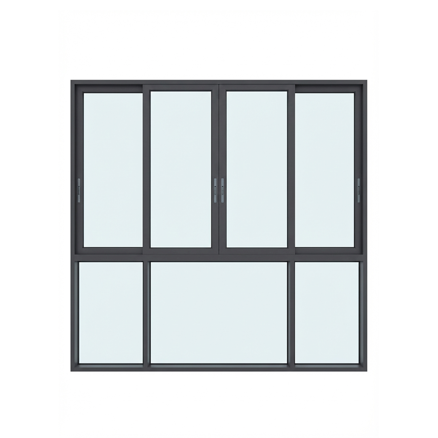 Алюминиевое раздвижное окно SDWE-AL-S01