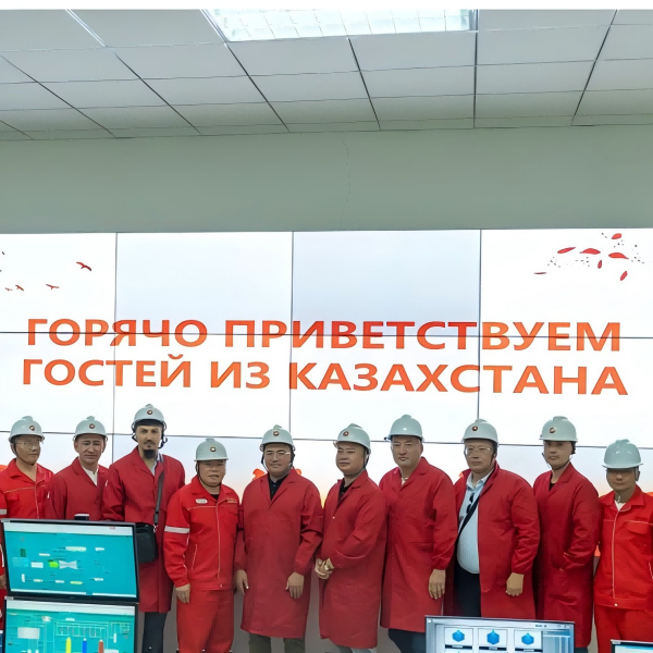 Энергетический сектор Казахстана проводит исследовательский визит на завод по производству СПГСиньцзян Кайлонг Чистая энергия