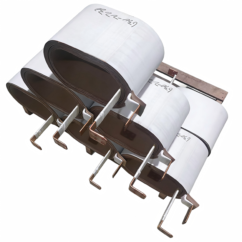 Низковольтная обмотка из фольги огнестойкого и ударопрочного маслопогружного трансформатора