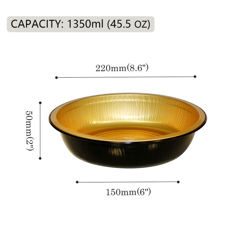 Круглая коробка из алюминиевой фольги Y220-1350