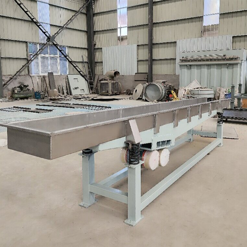 Вибрационный конвейер для пищевых продуктов